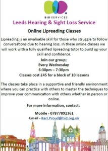 BID Services Leeds - Lipreading Class